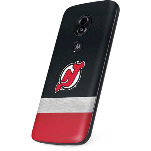 NHL New Jersey Devils Jersey Moto E5 Play Skin